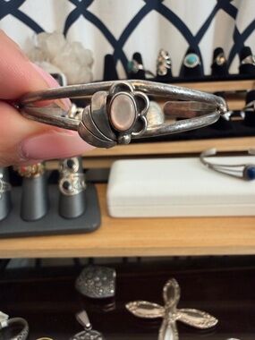 Moonstone Cuff Sterling